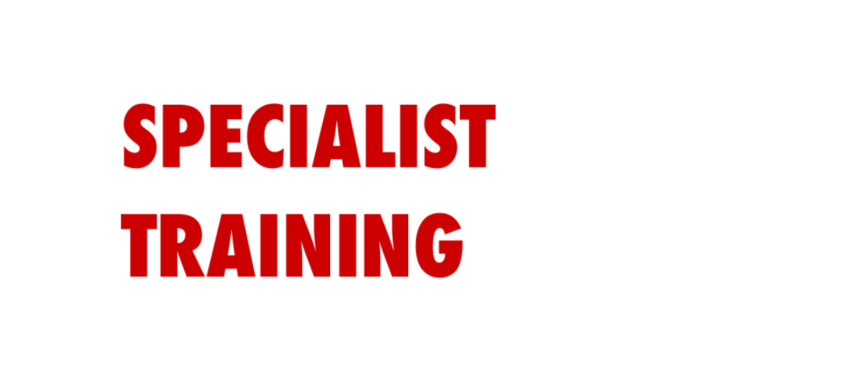 Specialist training